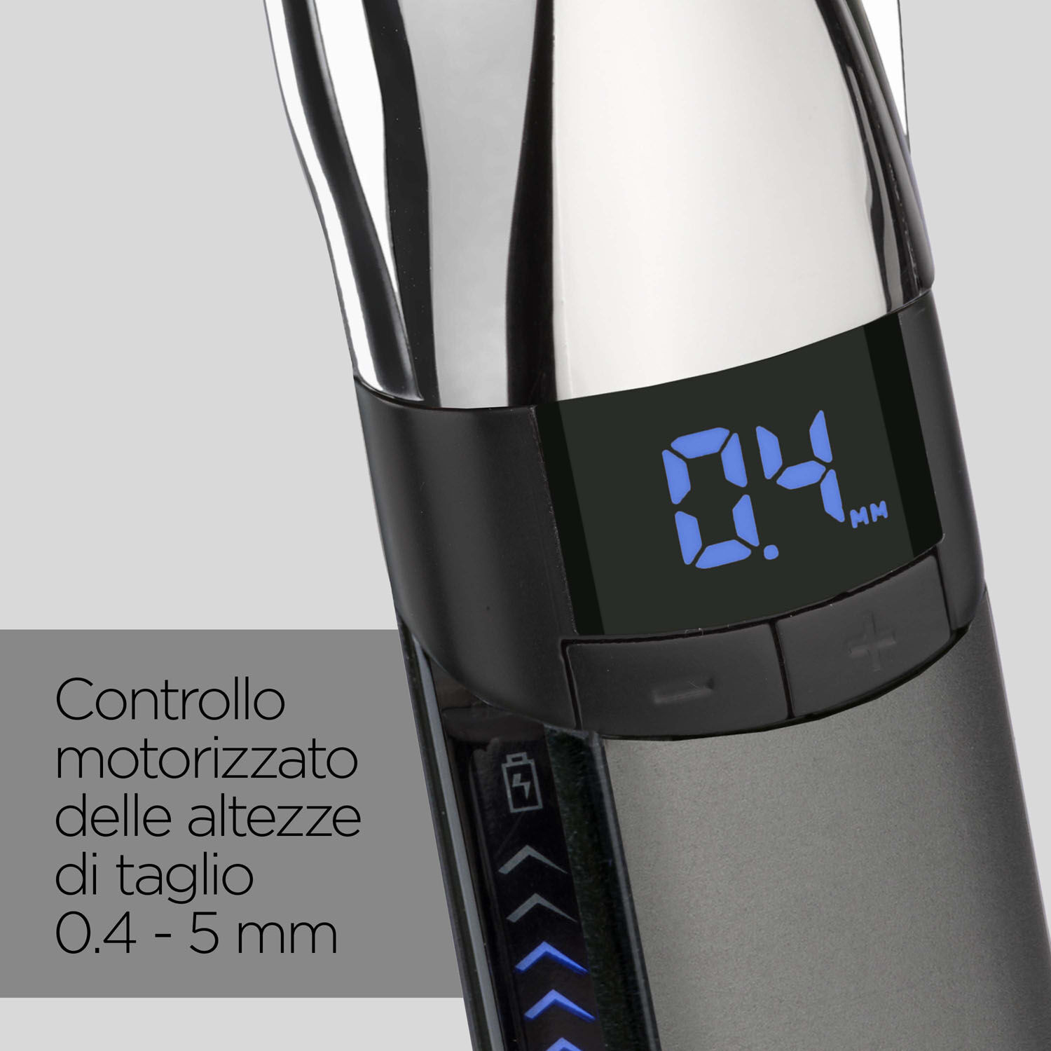 Controllo motorizzato delle altezze di taglio 0.4 - 5 mm